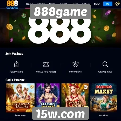 Avaliação das funcionalidades do site 888game